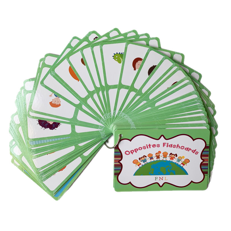 Kids Educational Resources - De 100 Groepen Tegenstellingen Flashcards Engelse