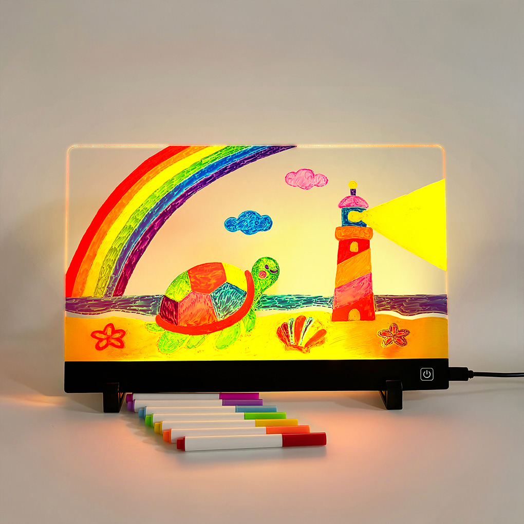 Kids Education Fun - Tekentafel voor kinderen Herbruikbare LCD-tablet Uitwisbare