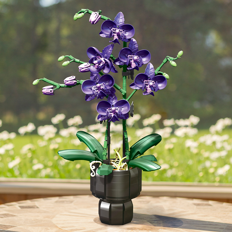 Orchid Kids Education - Orchidee Plant Bouwstenen Set DIY Bonsai
