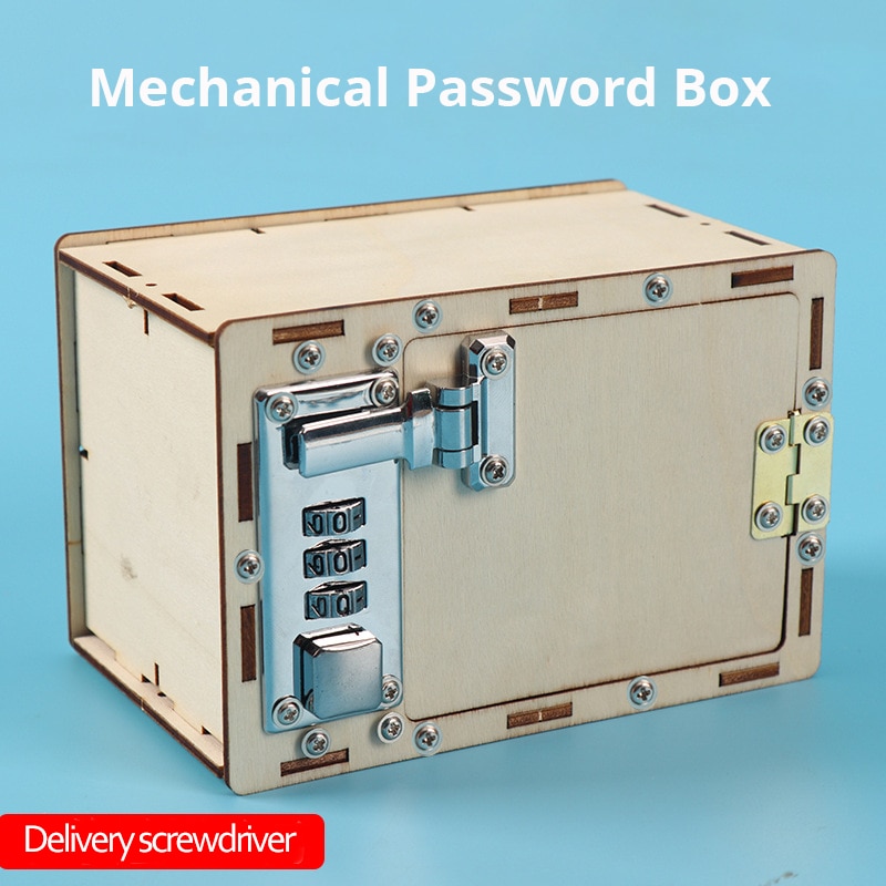 Kids Education Money - DIY-kinderhandmatige machinecodebox Wetenschappelijk experimenteel financieel speelgoed