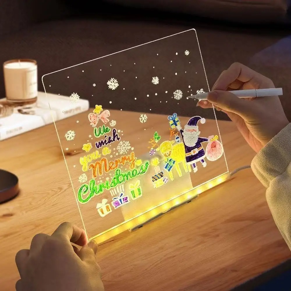 Kids Education Fun - Magic Glow Kids Tekentafel: Herbruikbare LCD-tablet,