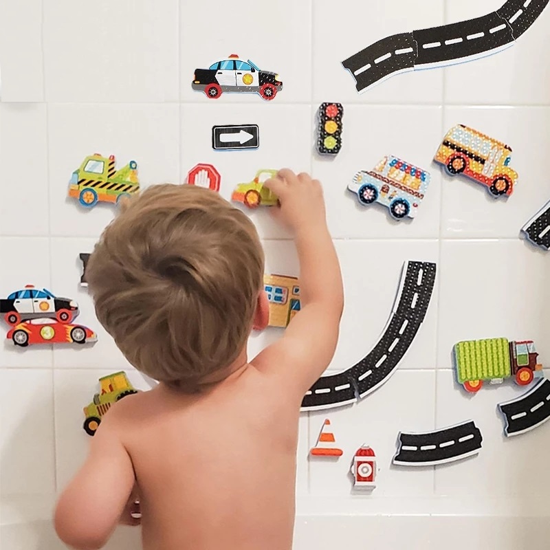 Number Puzzle Foam - Babybadje Speelgoed Letter Nummer Cognitief Drijvend