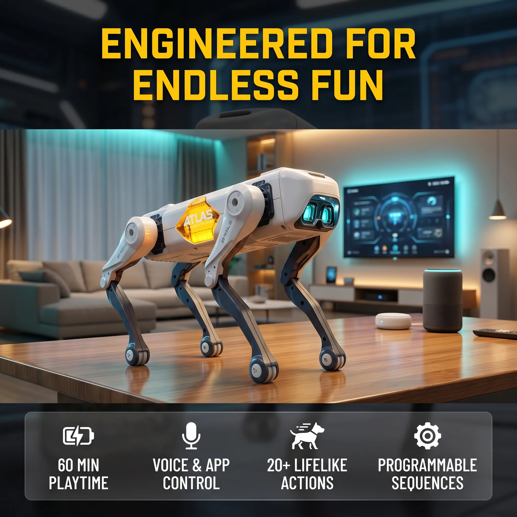Kids Educational Resources - AI Slimme Robot Hond, Spraak- &