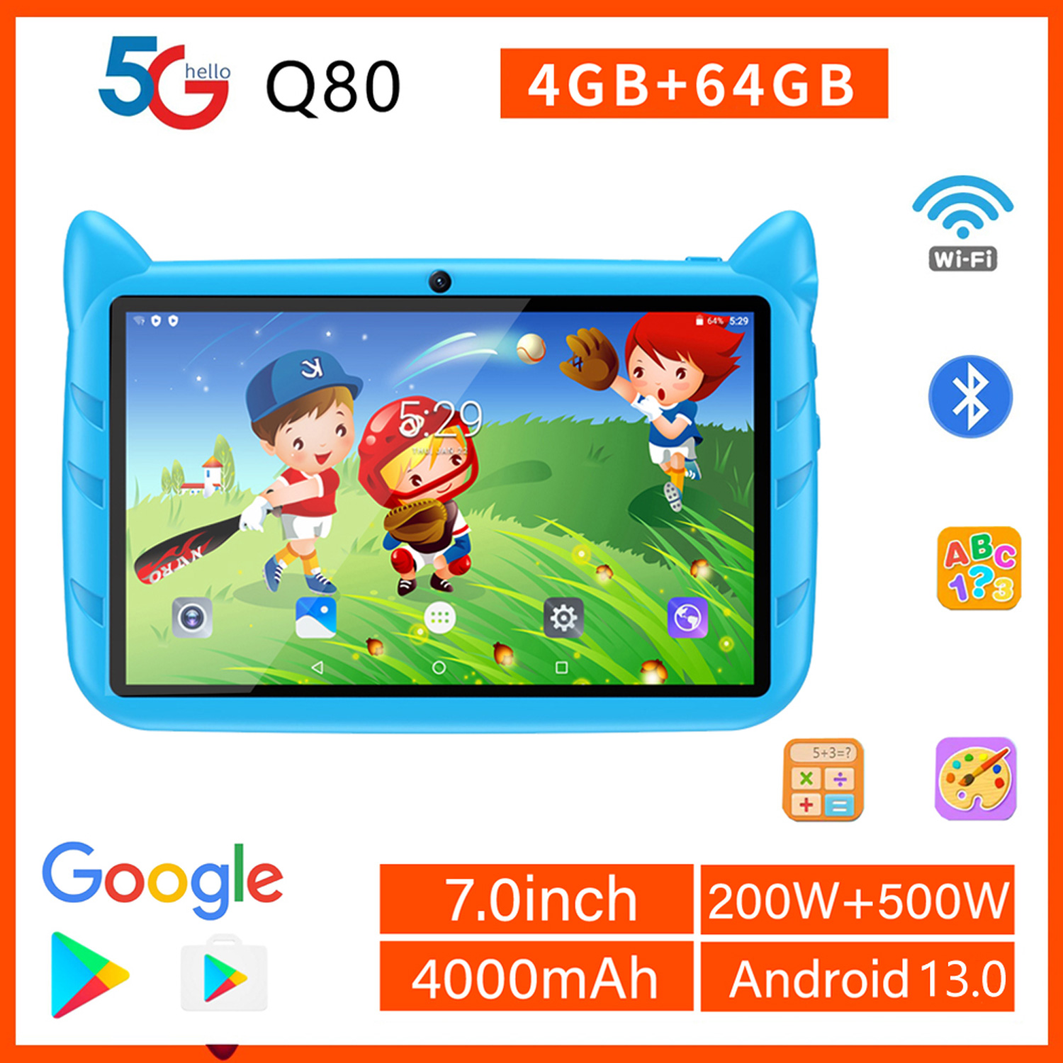 Japanese Kids Education - Nieuwe 7 Inch Wereldwijde Versie 5G