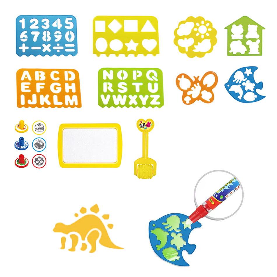 Kids Education Rug - Magic Water Drawing Mat Accessoires Roller