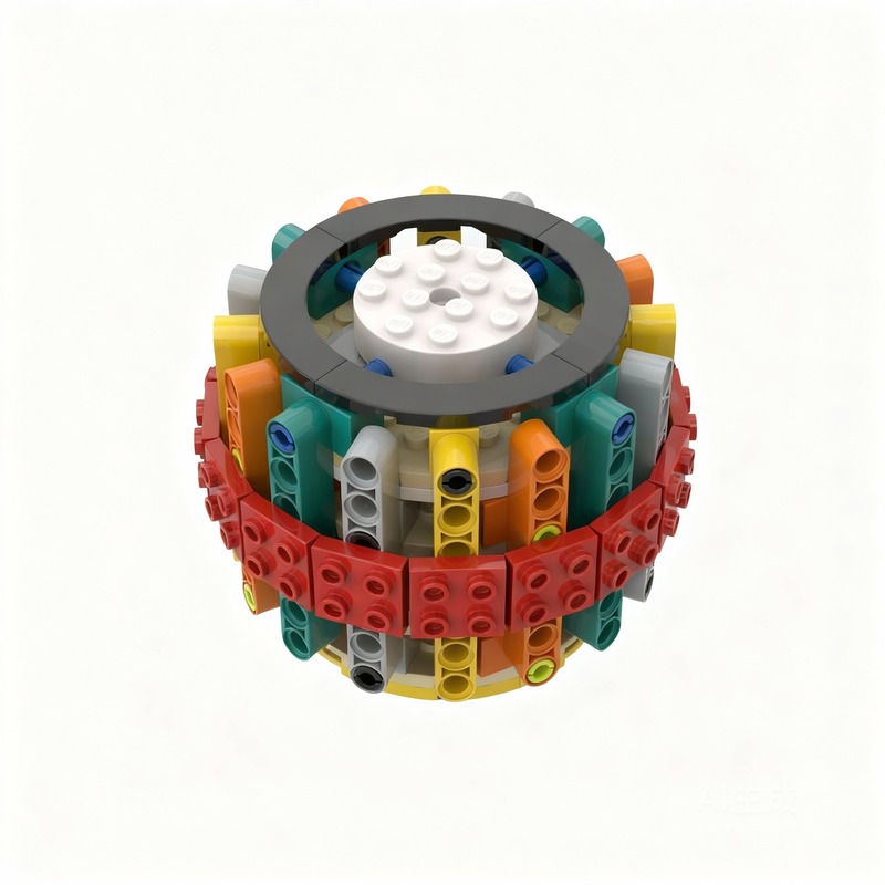301pcs MOC Kleine Rode Lantaar - Orchid Kids Education recensie en prijs