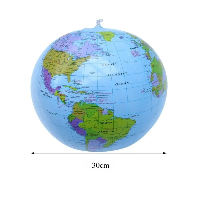 16 inch (30cm) opblaasbare glo - Educational Globe For Kids recensie en prijs