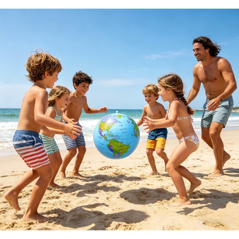16 inch (30cm) opblaasbare glo - Educational Globe For Kids recensie en prijs