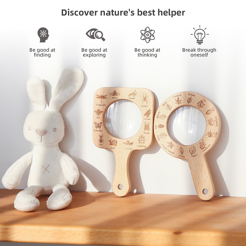 Houten vergrootglasset Dieren- - Kids Outdoor Education recensie en prijs