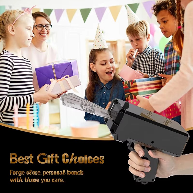 Schieten Geld Pistool Speelgoe - Kids Education Money recensie en prijs