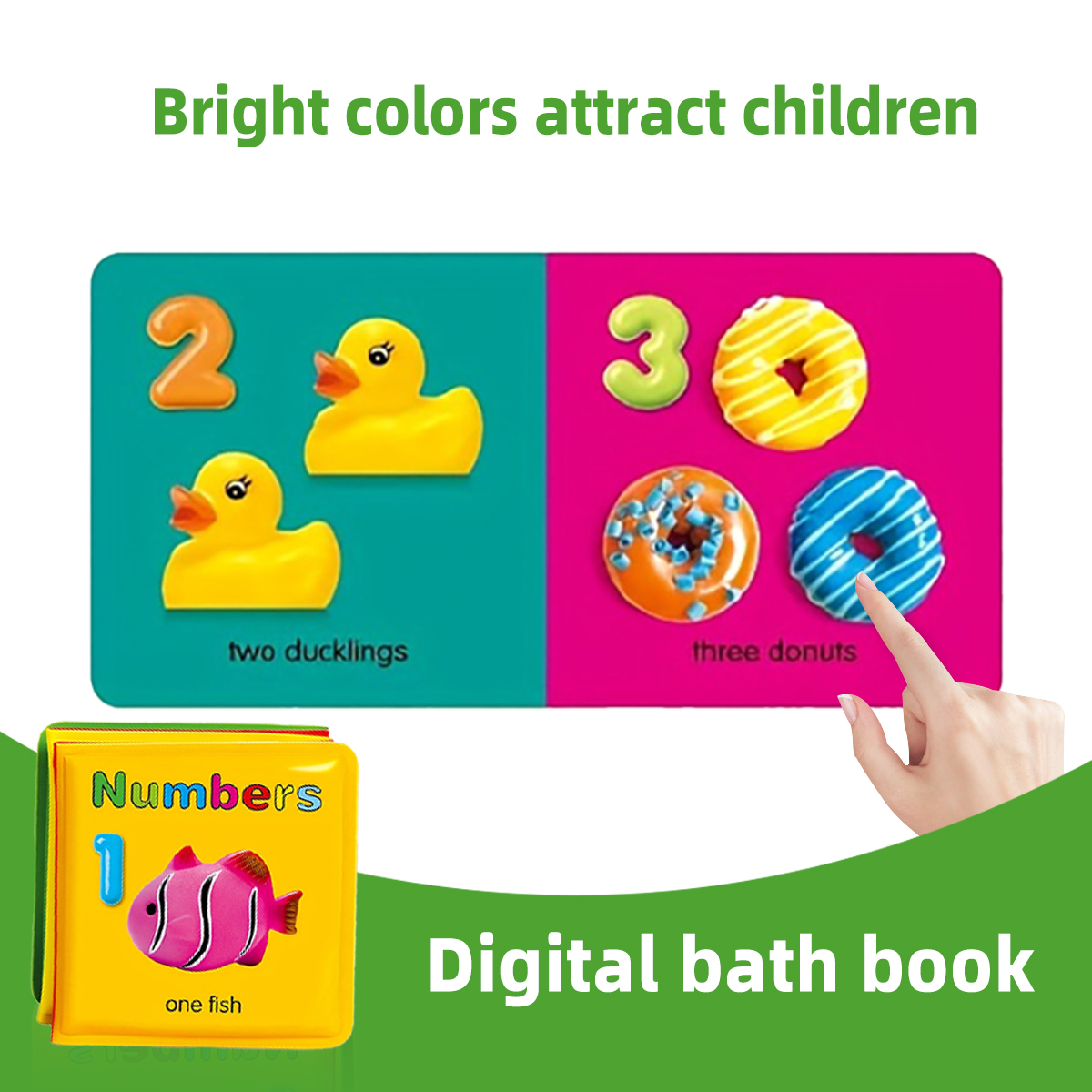 Waterdichte babybadboekjes, se - Number Puzzle Foam recensie en prijs