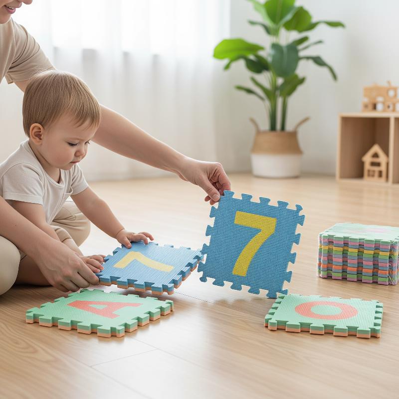 Niet-toxische PE-schuim puzzel - Number Puzzle Foam recensie en prijs