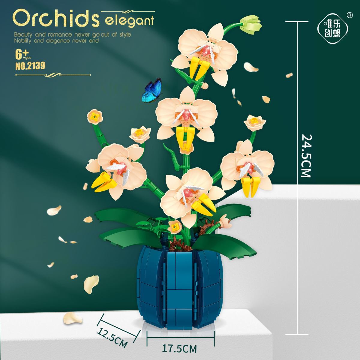 Orchidee bouwstenen bloemen, w - Orchid Kids Education recensie en prijs