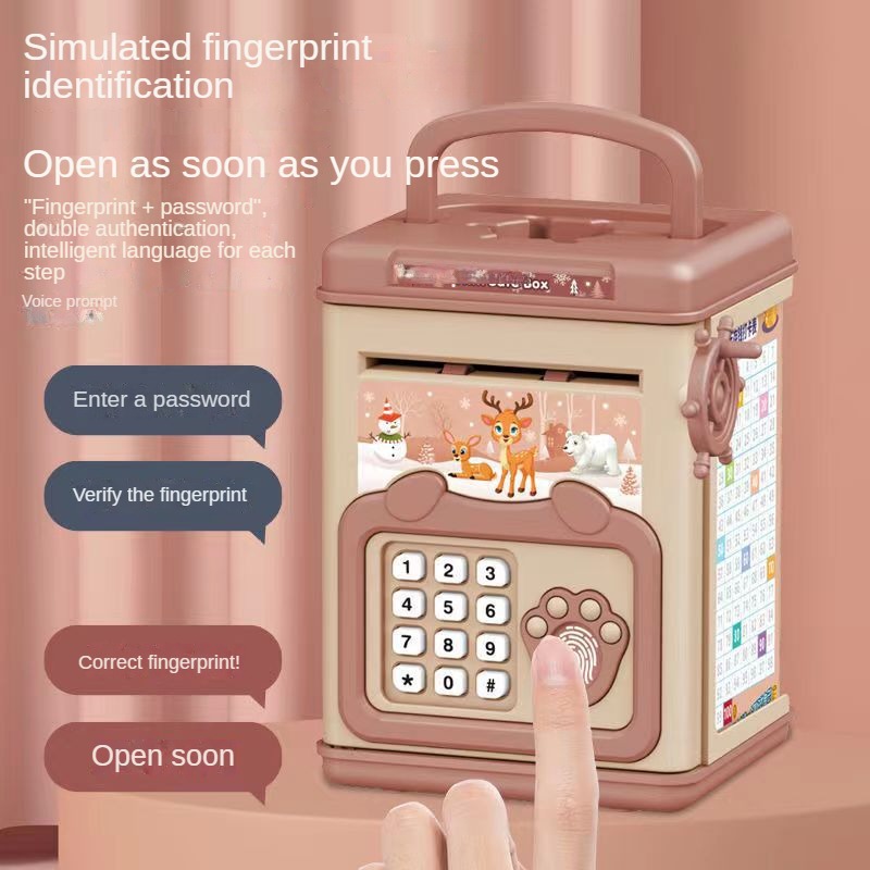 Spaarpot met vingerafdruk Spaa - Kids Education Money recensie en prijs