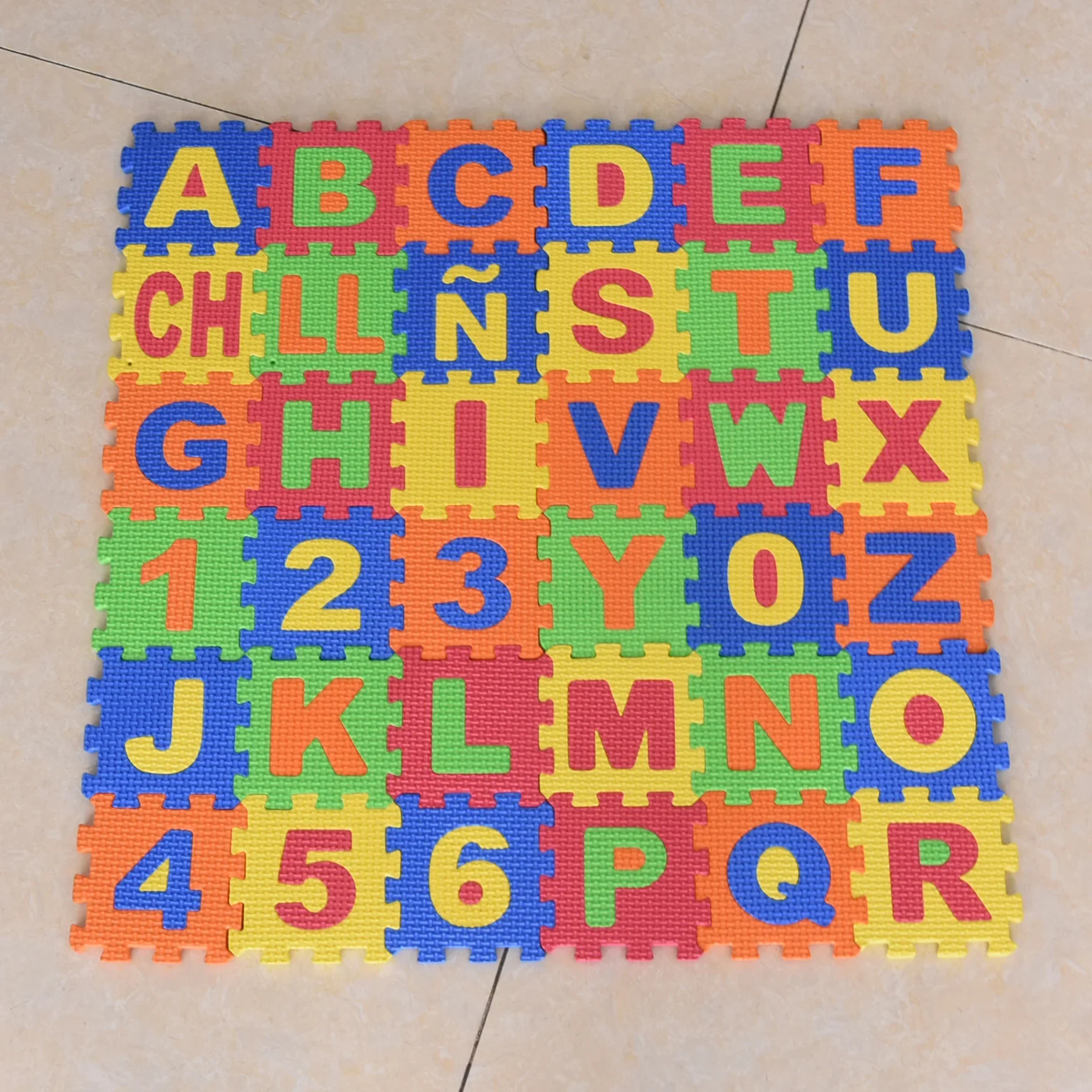 Speelmatten 36 Stuks 9Cm Numme - Number Puzzle Foam recensie en prijs