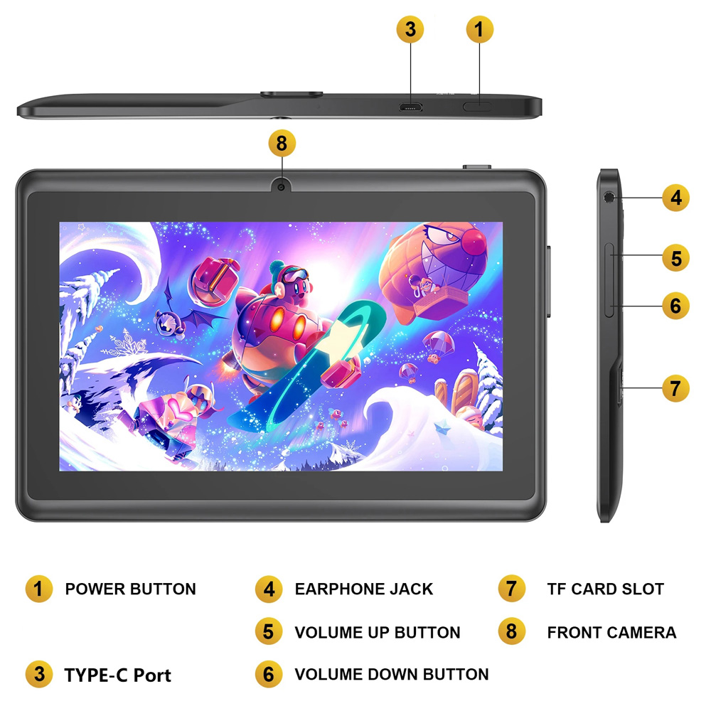 Hot Sales 7 Inch Kids Tablet Q - Japanese Kids Education recensie en prijs