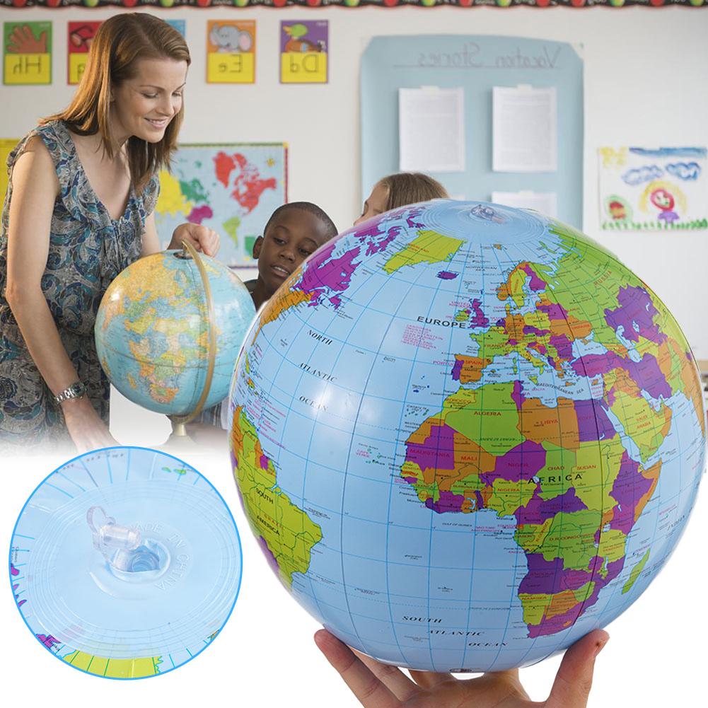12/16Inch Opblazen Globe Stran - Educational Globe For Kids recensie en prijs