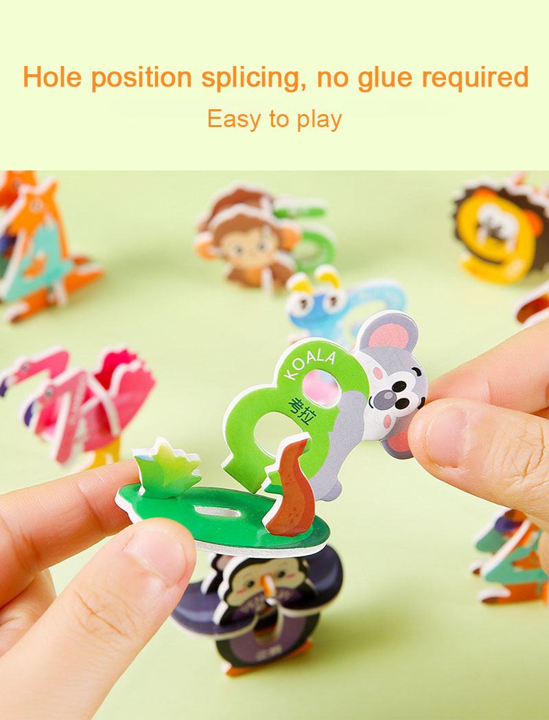 3d Cartoon Dier Nummer Foam Pr - Number Puzzle Foam recensie en prijs