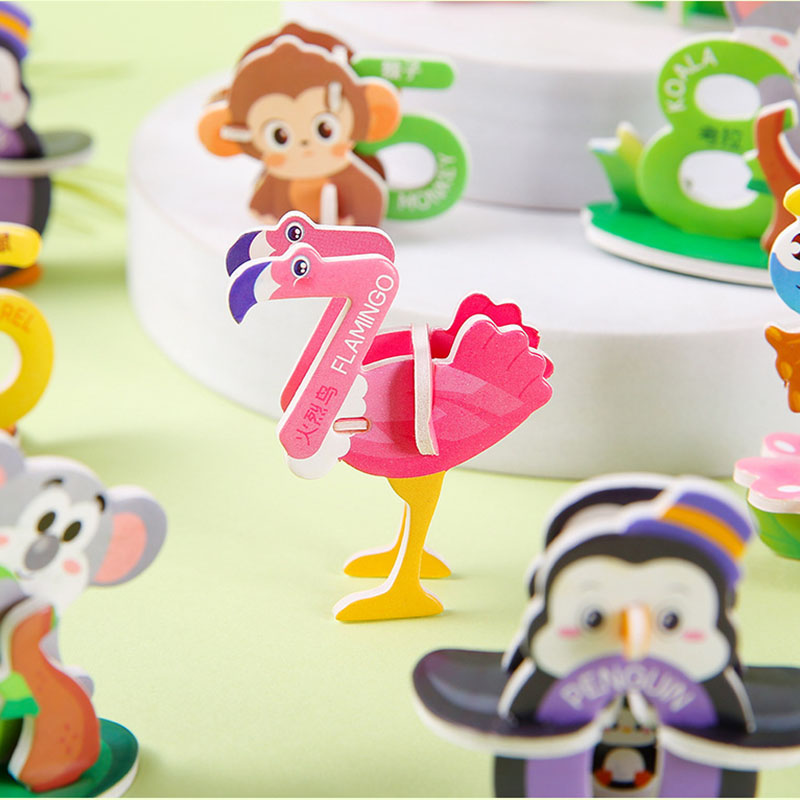 3d Cartoon Dier Nummer Foam Pr - Number Puzzle Foam recensie en prijs