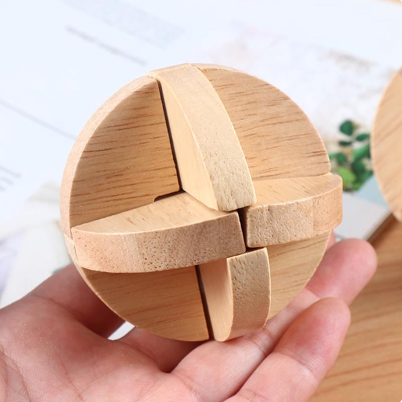 Klassieke Lu Ban-bal Houten Br - Kids Education Fun recensie en prijs