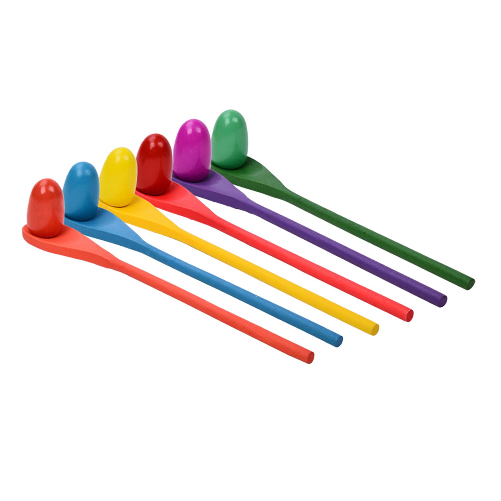 6 stuks Eierlepel Racespel Han - Kids Outdoor Education recensie en prijs